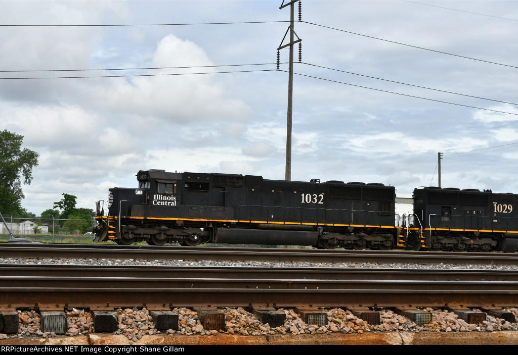 IC 1032 Sits in the Madison  yard,